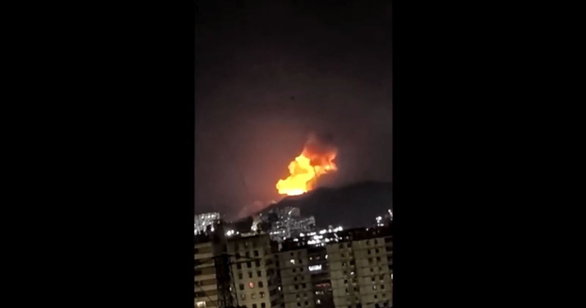 Explosões avistadas em Caracas, capital da Venezuela  • Reuters