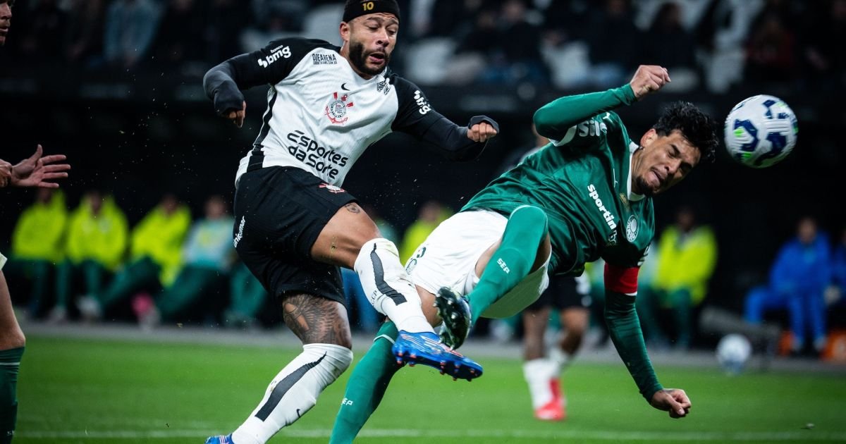 Corinthians e Palmeiras fazem o primeiro clássico do ano  • REBECA SCHUMACKER/ENQUADRAR/ESTAD...