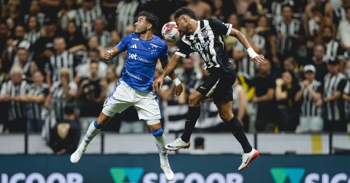 Lance de Atlético-MG x Cruzeiro pelo Campeonato Mineiro  • Pedro Souza / Atlético-MG