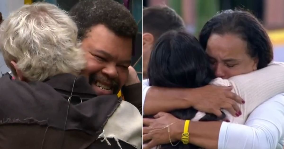 Babu rSantana recebe abraços durante sua eliminação do BBB 26  • Reprodução/Globoplay