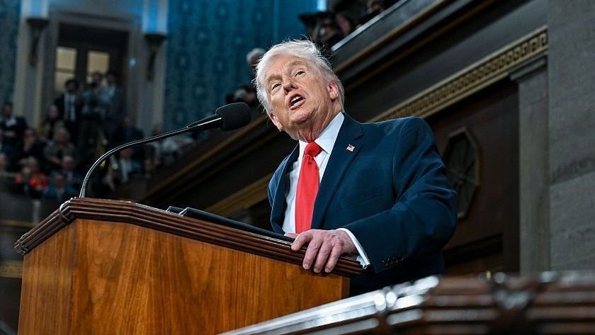 Presidente dos EUA, Donald Trump.  • Kenny Holston-Pool/Getty Images