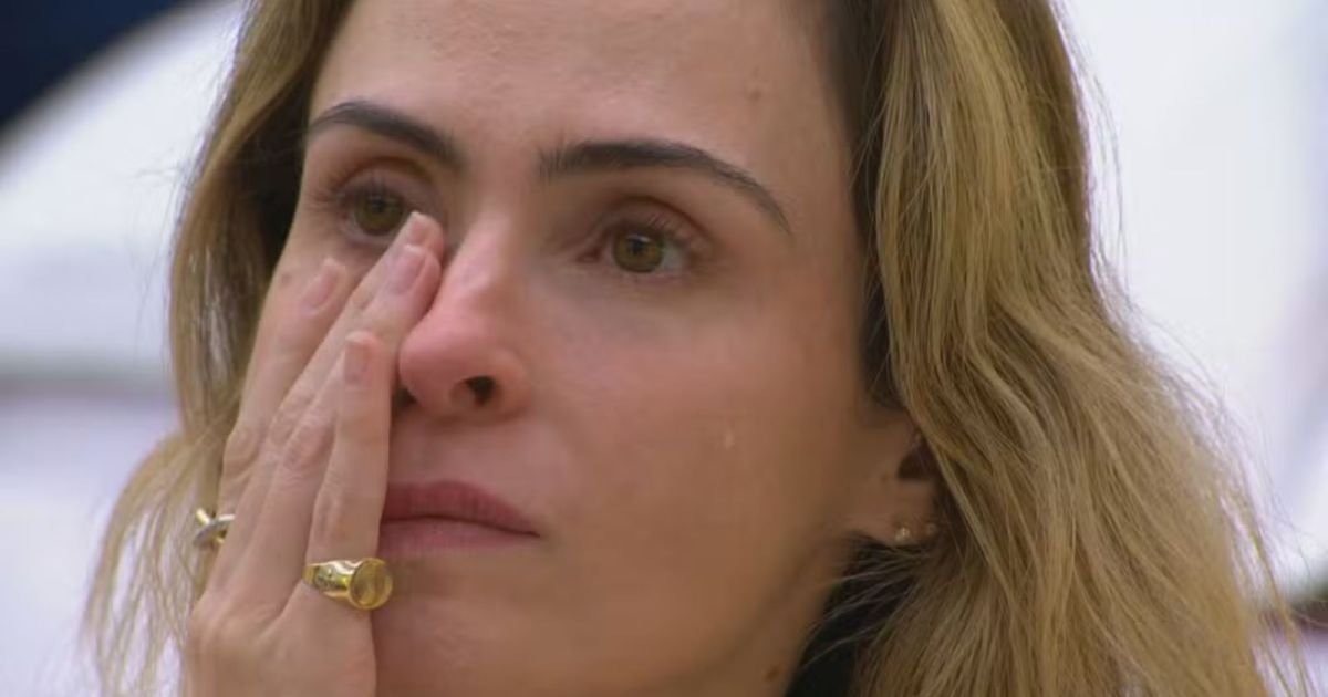 Ana Paula Renault chora ao falar sobre o pai  • Reprodução/Globoplay