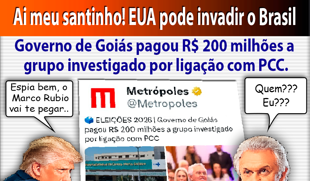 ● GOVERNO DE GOIÁS PAGOU R$ 200 MILHÕES A GRUPO INVESTIGADO POR LIGAÇÃO COM PCC